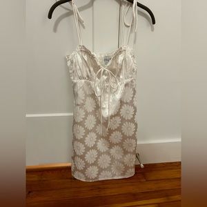 Princess Polly White Daisy Dress